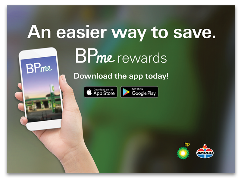BPme rewards app advertisement