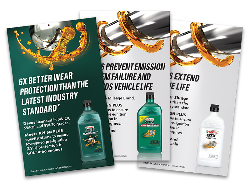 Castrol motor oil advertisement